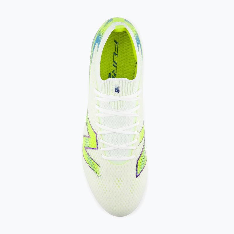 Kopačky New Balance Furon Pro V9 SG white/alkaline green 5