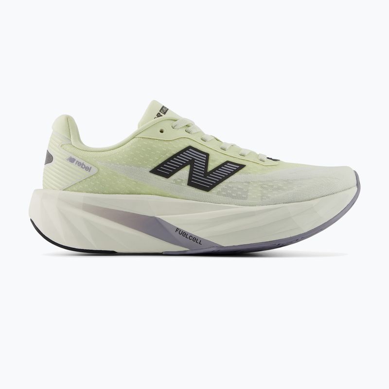 Dámske bežecké topánky New Balance FuelCell Rebel V5 pistachio butter/sea salt 2