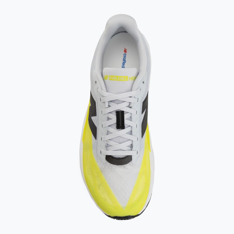 Pánske bežecké topánky New Balance FuelCell Rebel V5 fresh air/alkaline green 5