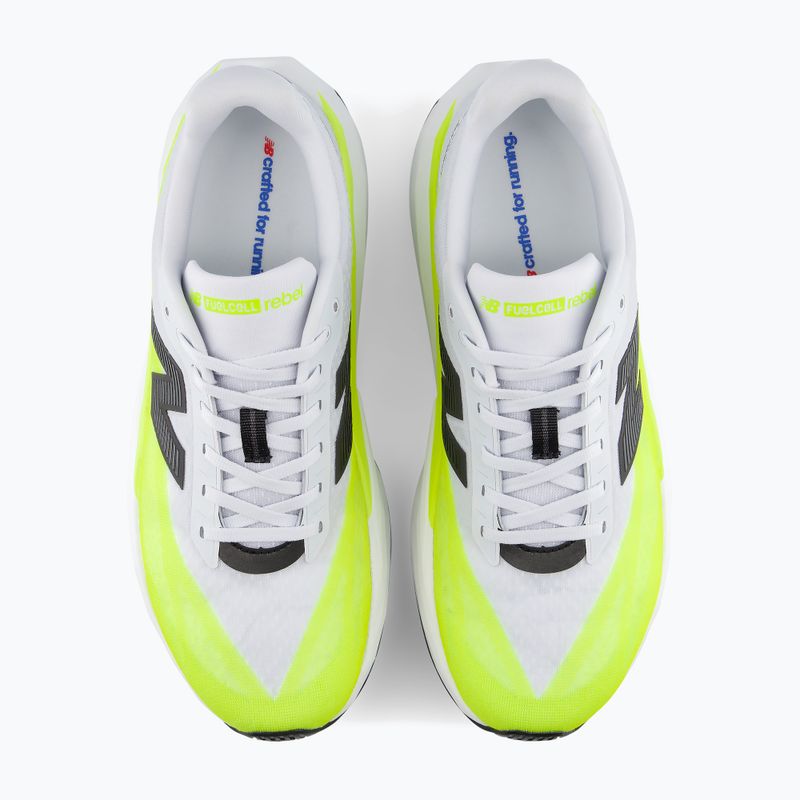 Pánske bežecké topánky New Balance FuelCell Rebel V5 fresh air/alkaline green 5