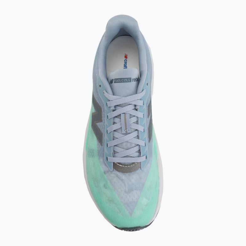 Pánske bežecké topánky New Balance FuelCell Rebel V5 light arctic grey/bright mint 5