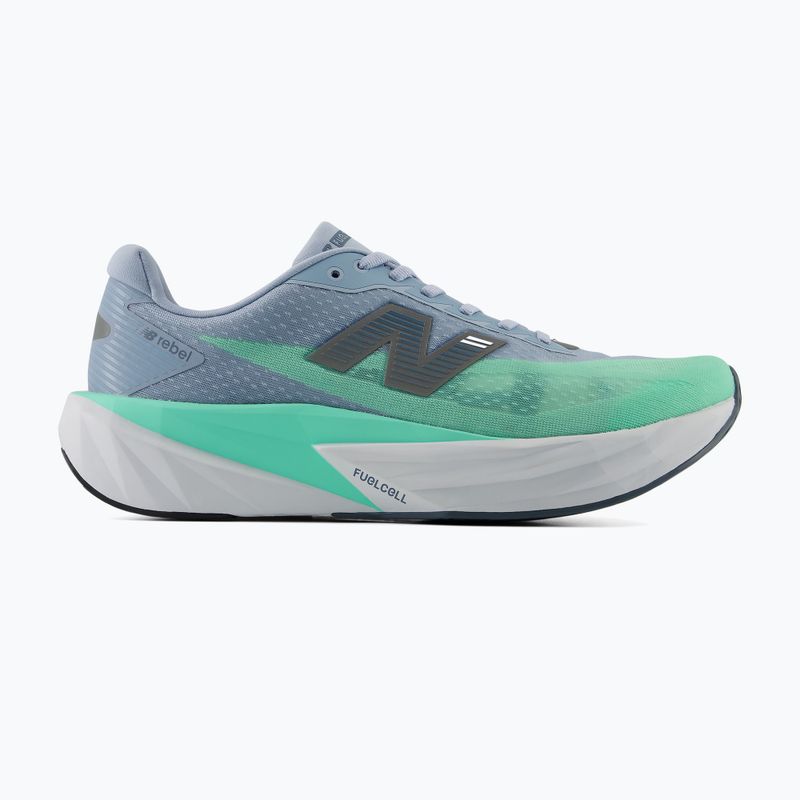 Pánske bežecké topánky New Balance FuelCell Rebel V5 light arctic grey/bright mint 2