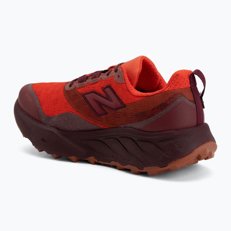 Pánske bežecké topánky New Balance Fresh Foam Hierro V9 neo flame/mulled wine 3