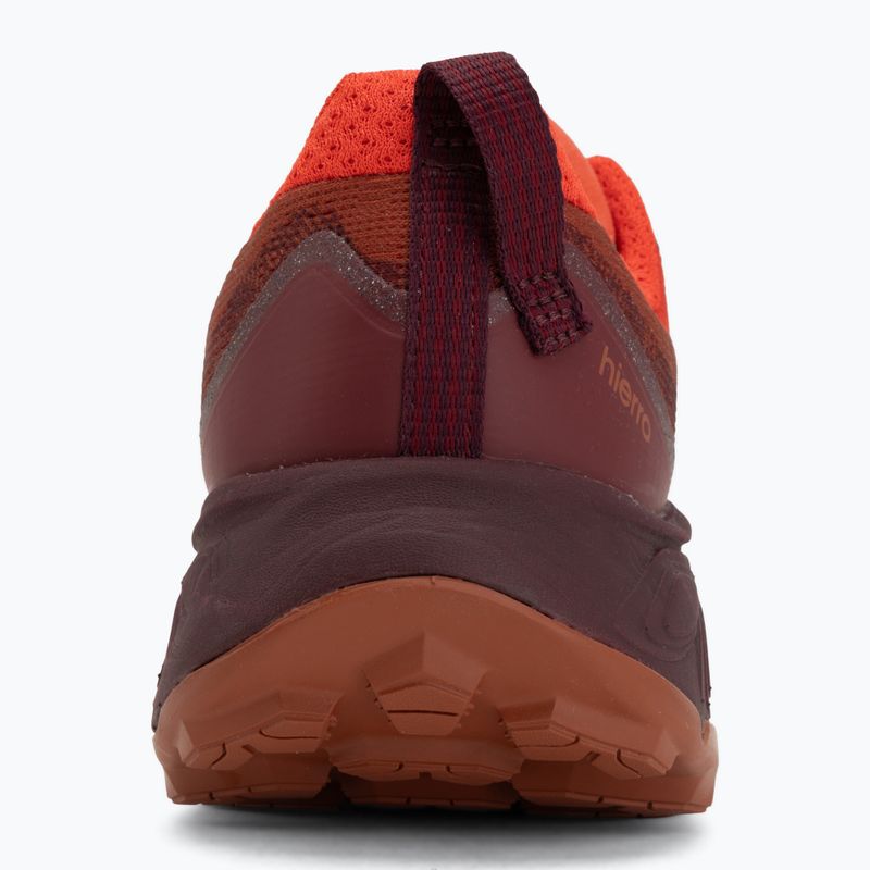 Pánske bežecké topánky New Balance Fresh Foam Hierro V9 neo flame/mulled wine 6