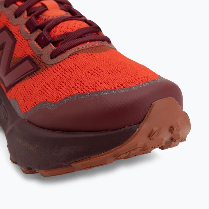 Pánske bežecké topánky New Balance Fresh Foam Hierro V9 neo flame/mulled wine 7