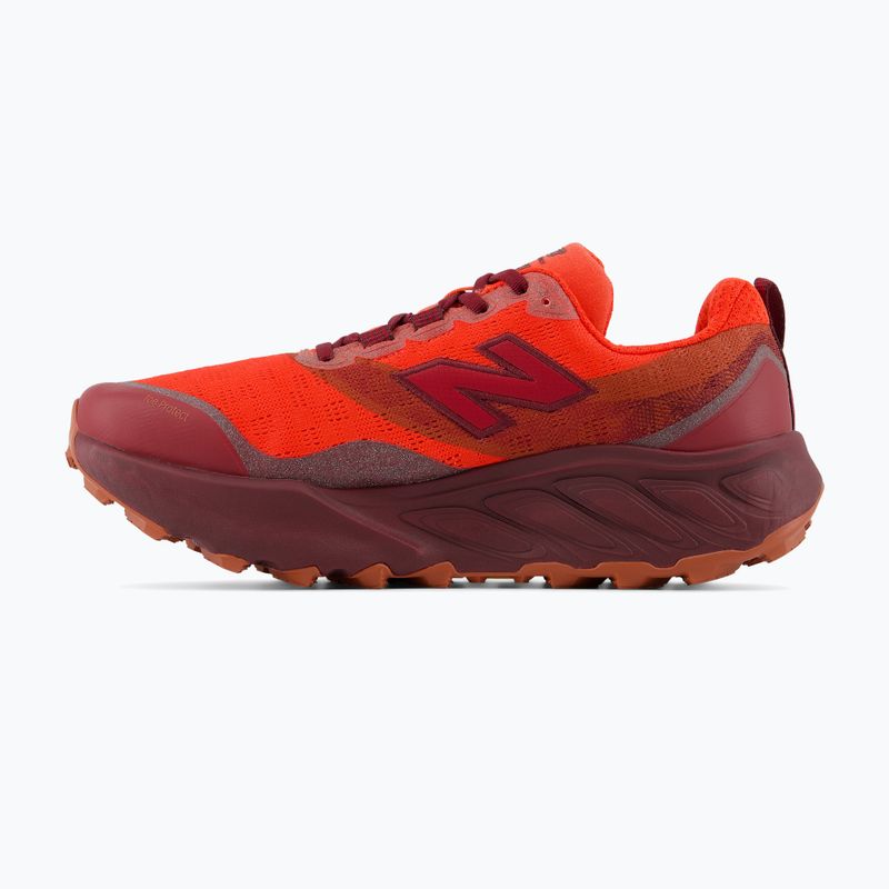 Pánske bežecké topánky New Balance Fresh Foam Hierro V9 neo flame/mulled wine 3