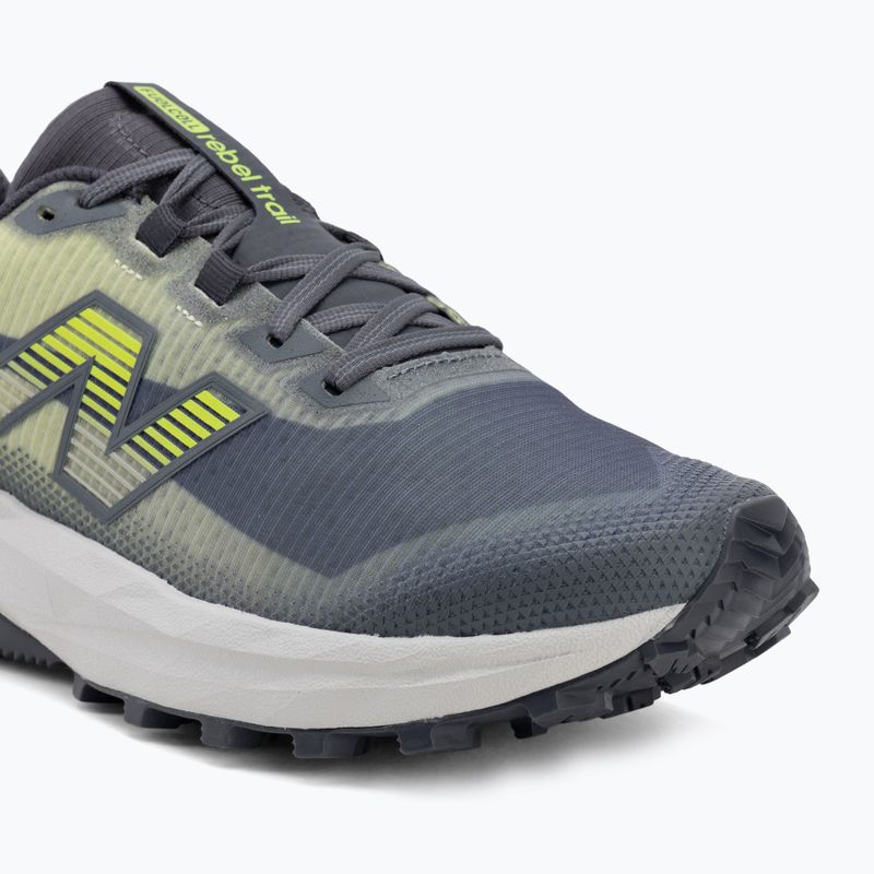 Pánske bežecké topánky New Balance Rebel Trail V1 arctic grey/alkaline green 7