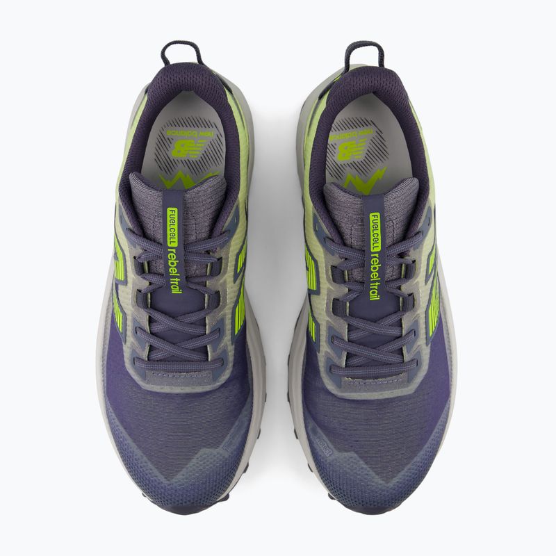 Pánske bežecké topánky New Balance Rebel Trail V1 arctic grey/alkaline green 4