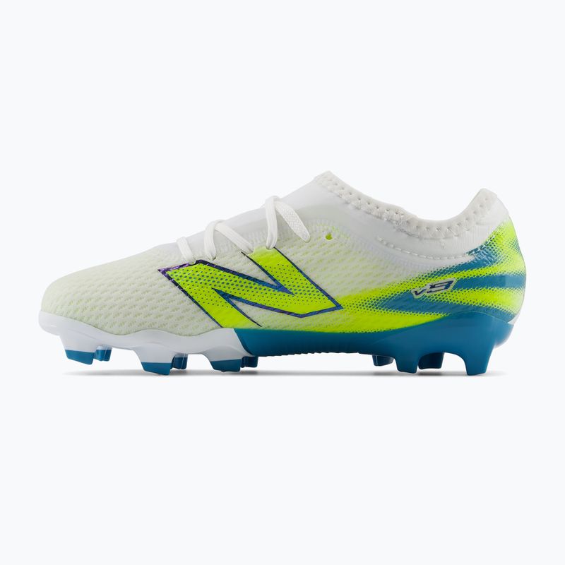 Detské kopačky New Balance Furon Team V9 FG white/alkaline green 3