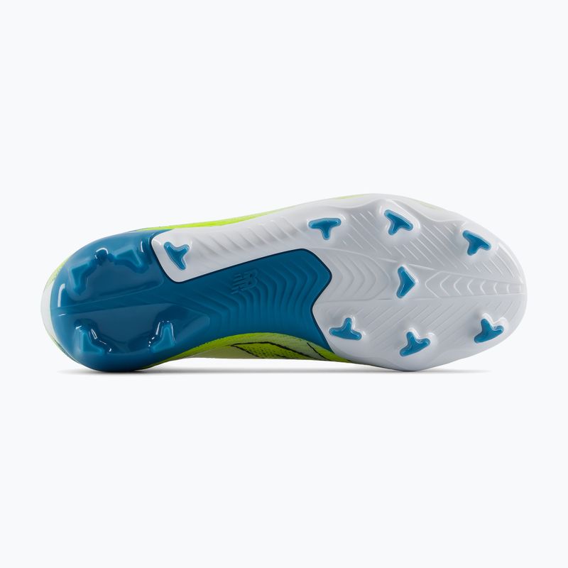 Detské kopačky New Balance Furon Team V9 FG white/alkaline green 5