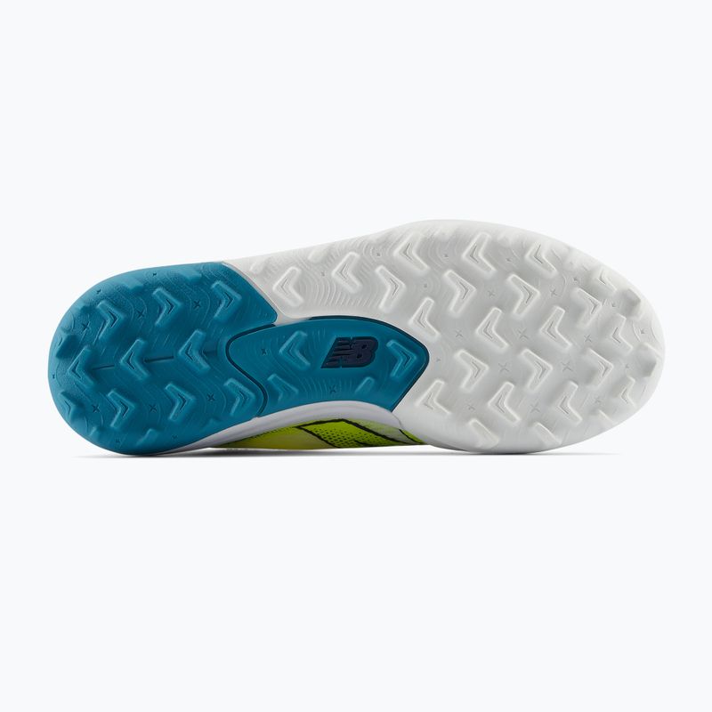 Detské kopačky New Balance Furon Team V9 TF white/alkaline green 5
