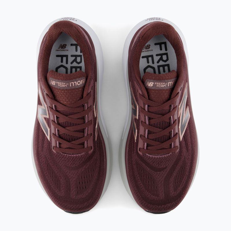 Dámske bežecké topánky New Balance Fresh Foam More V6 cherry leather/fast track 5