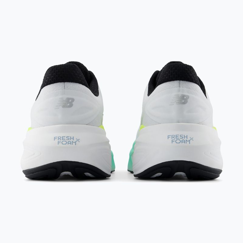 Pánske bežecké topánky New Balance Fresh Foam More V6 white/bright mint 3