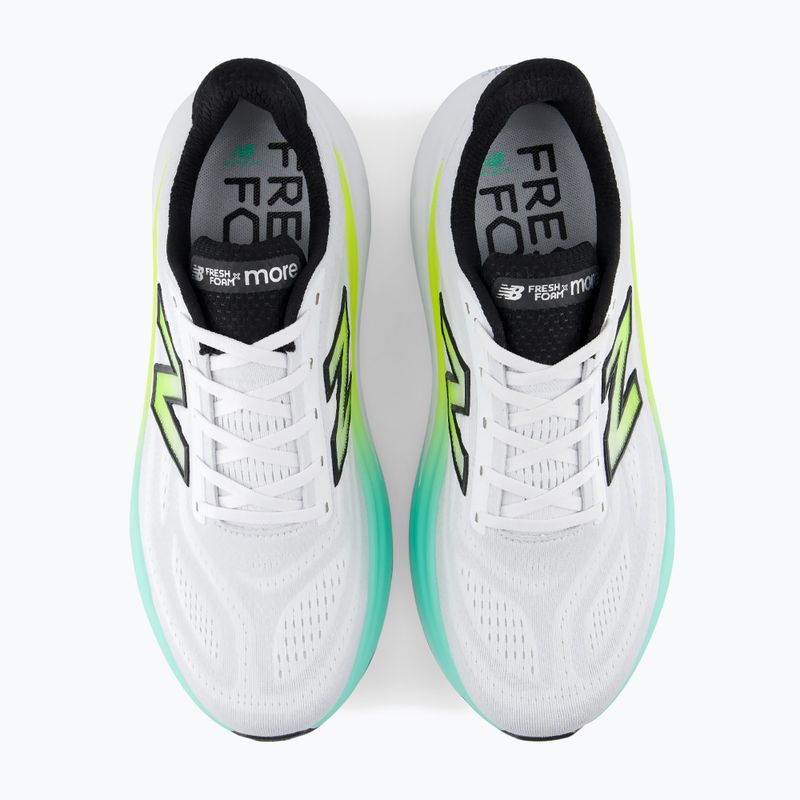 Pánske bežecké topánky New Balance Fresh Foam More V6 white/bright mint 4