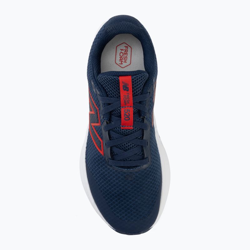 Detské bežecké topánky New Balance 520's Lace V9 nb navy/true red 5