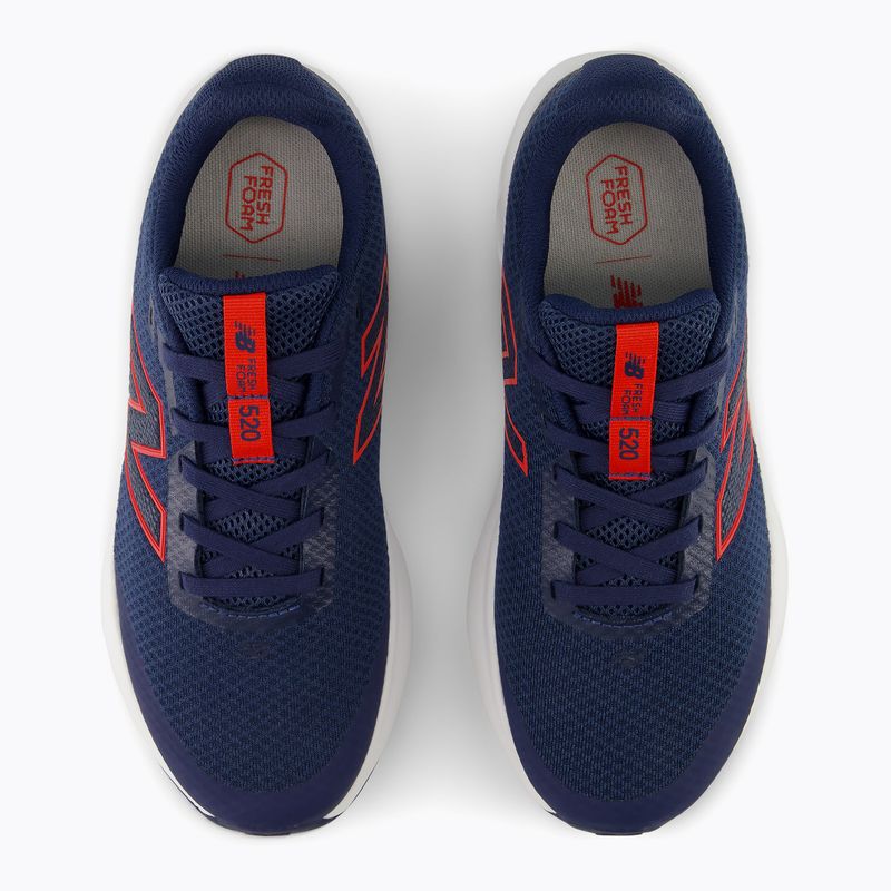 Detské bežecké topánky New Balance 520's Lace V9 nb navy/true red 7