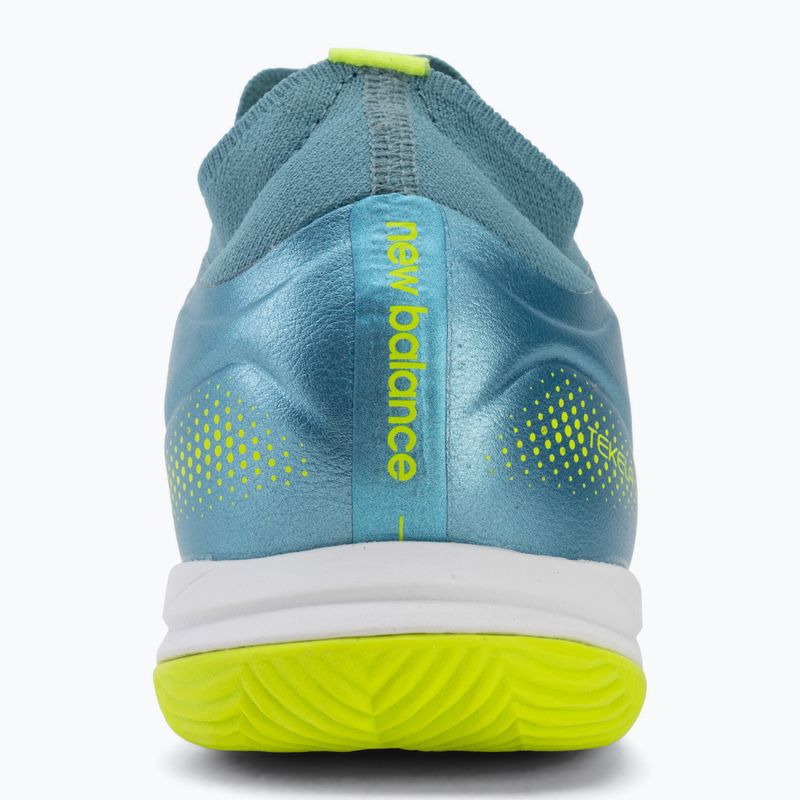 Kopačky New Balance Tekela Team Low V5 IN metallic blue/alkaline green/team navy 6