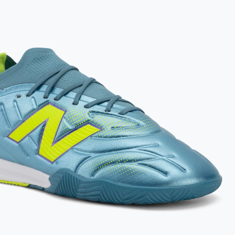 Kopačky New Balance Tekela Team Low V5 IN metallic blue/alkaline green/team navy 7