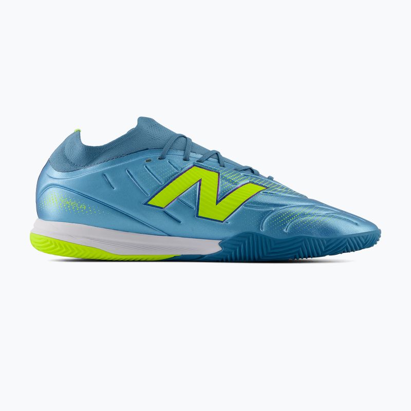 Kopačky New Balance Tekela Team Low V5 IN metallic blue/alkaline green/team navy 2