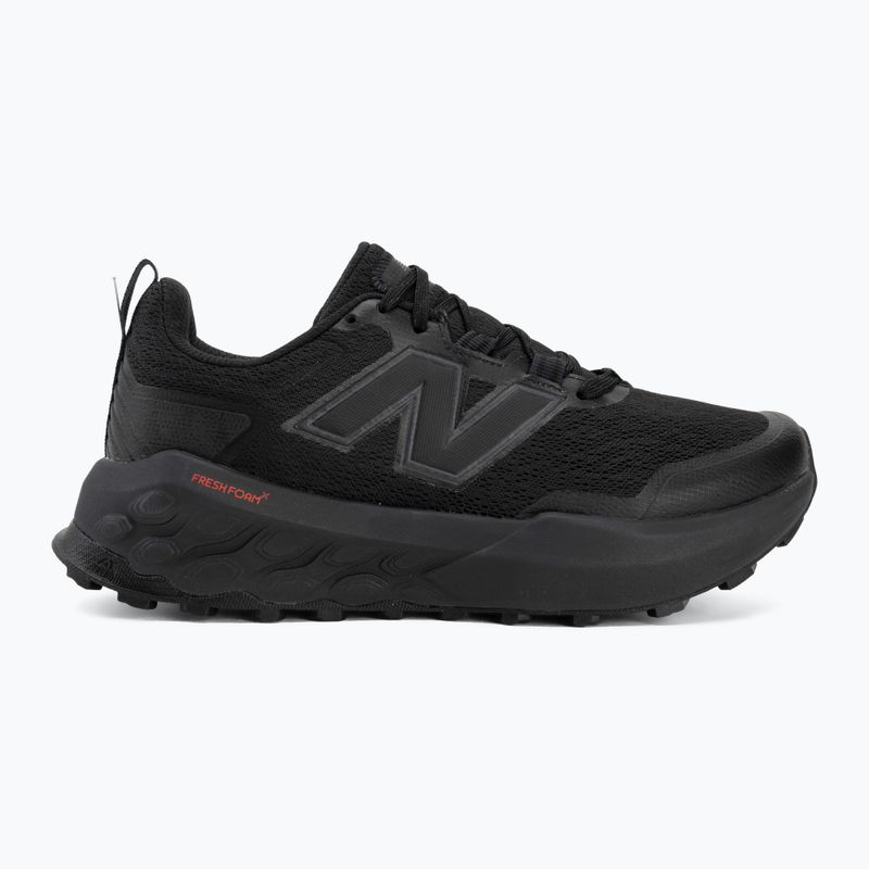 Pánske bežecké topánky New Balance Fresh Foam Garoe V2 black/dark night/neo flame 2