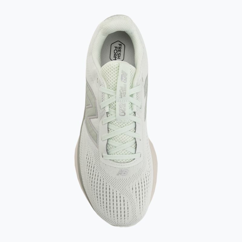 Dámske bežecké topánky New Balance Fresh Foam 520's V9 mint water/lone star grey/silver metallic 5