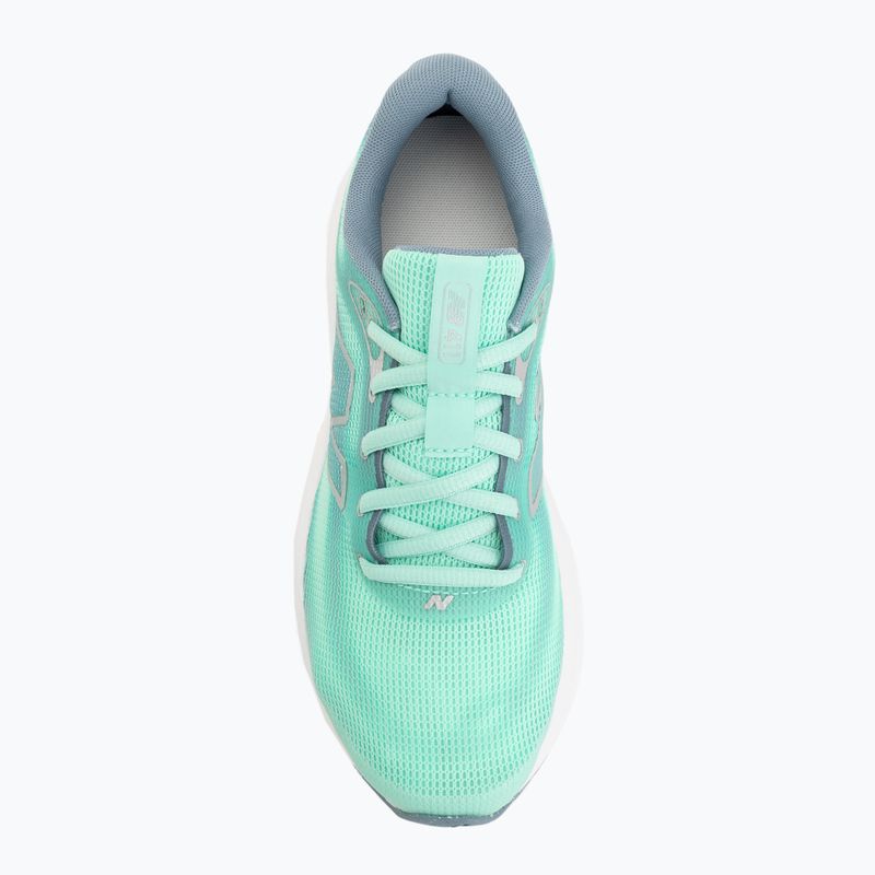 Dámske bežecké topánky New Balance 411's V4 bright mint/zinc blue/silver metallic 5