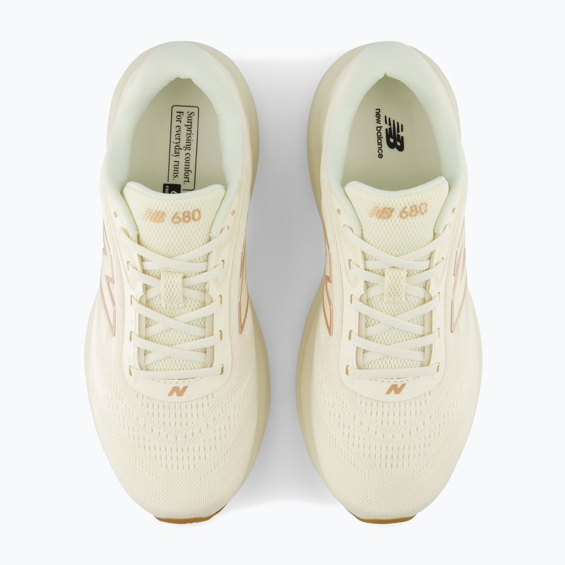 Dámske bežecké topánky New Balance Fresh Foam 680's V9 beige 5