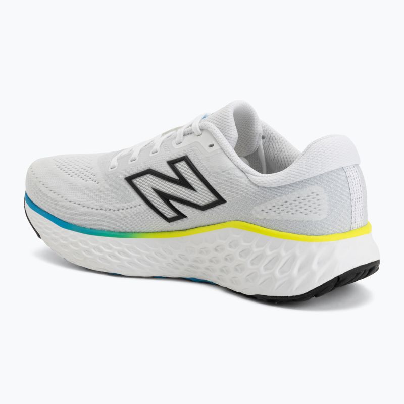 Pánske bežecké topánky New Balance Fresh Foam Evoz V4 white/black/altitude 3