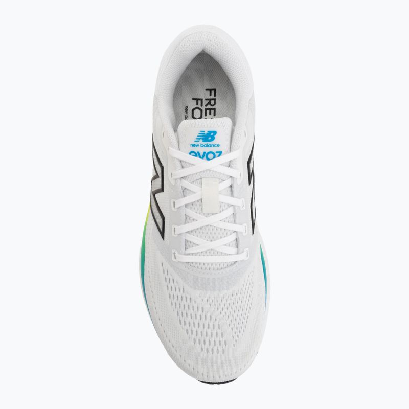 Pánske bežecké topánky New Balance Fresh Foam Evoz V4 white/black/altitude 5