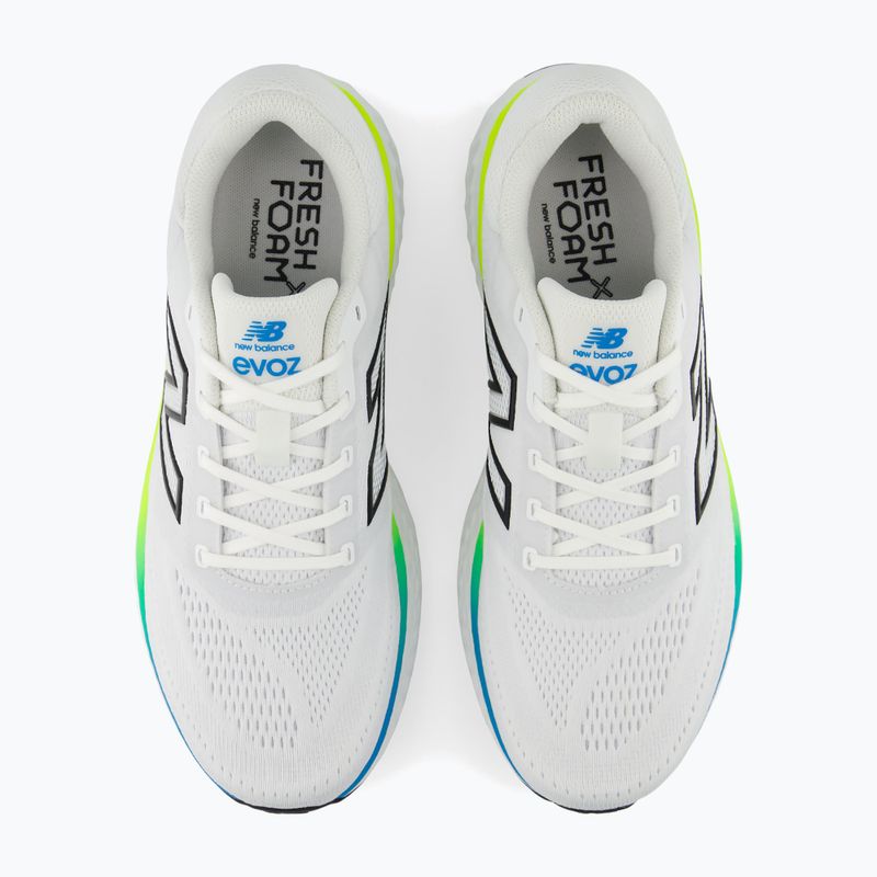 Pánske bežecké topánky New Balance Fresh Foam Evoz V4 white/black/altitude 3