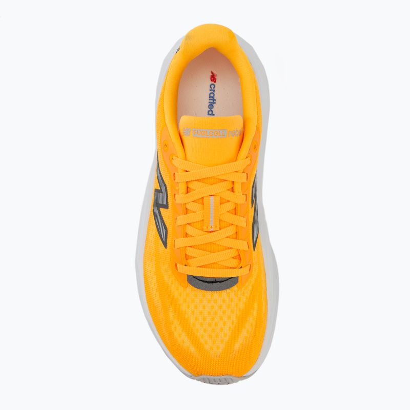 Dámske bežecké topánky New Balance FuelCell Rebel V5 satsuma orange/grey matter 5