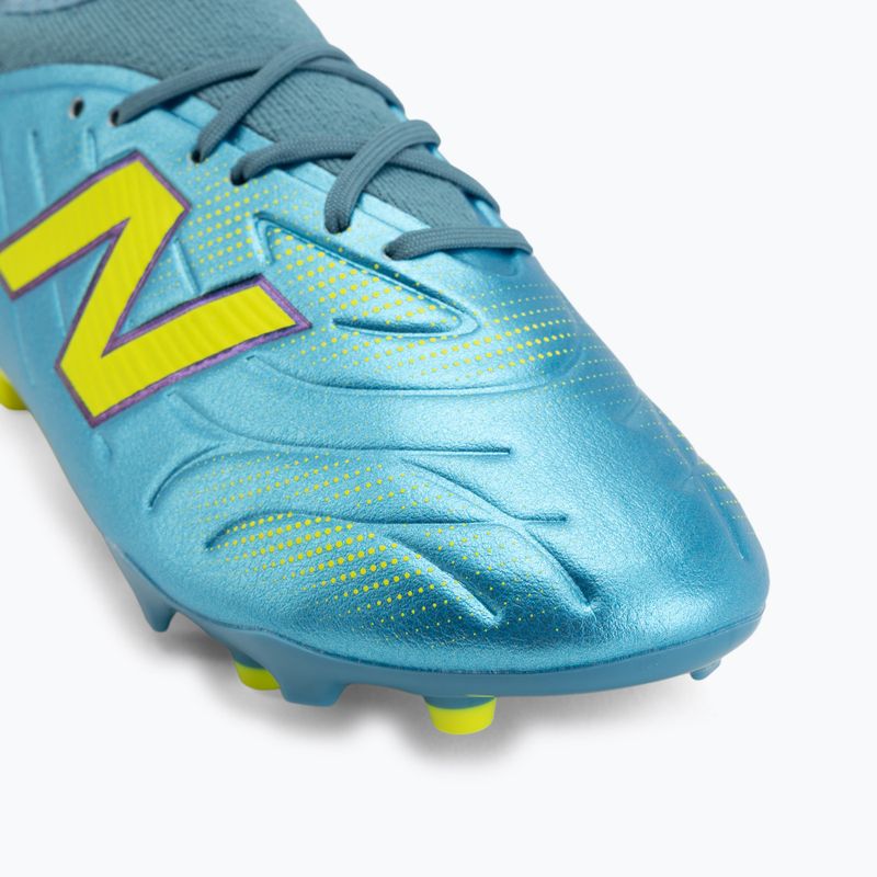 Detské kopačky New Balance Tekela Team V5 FG metallic blue/alkaline green 7