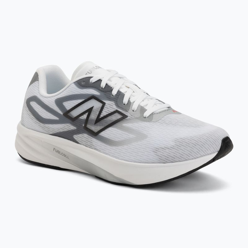 Pánske bežecké topánky New Balance FuelCell Flite-R V1 white/slate grey/neo flame