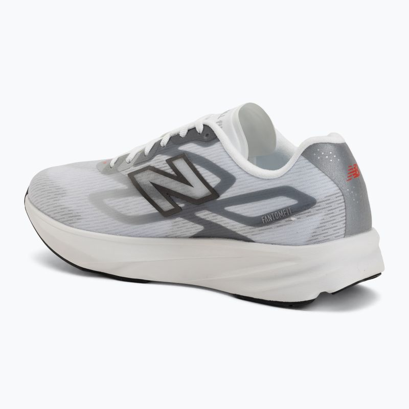 Pánske bežecké topánky New Balance FuelCell Flite-R V1 white/slate grey/neo flame 3