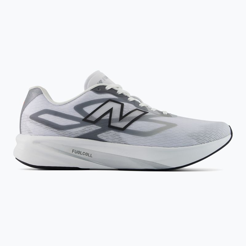 Pánske bežecké topánky New Balance FuelCell Flite-R V1 white/slate grey/neo flame 2