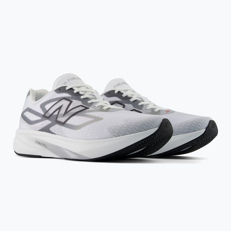 Pánske bežecké topánky New Balance FuelCell Flite-R V1 white/slate grey/neo flame 4