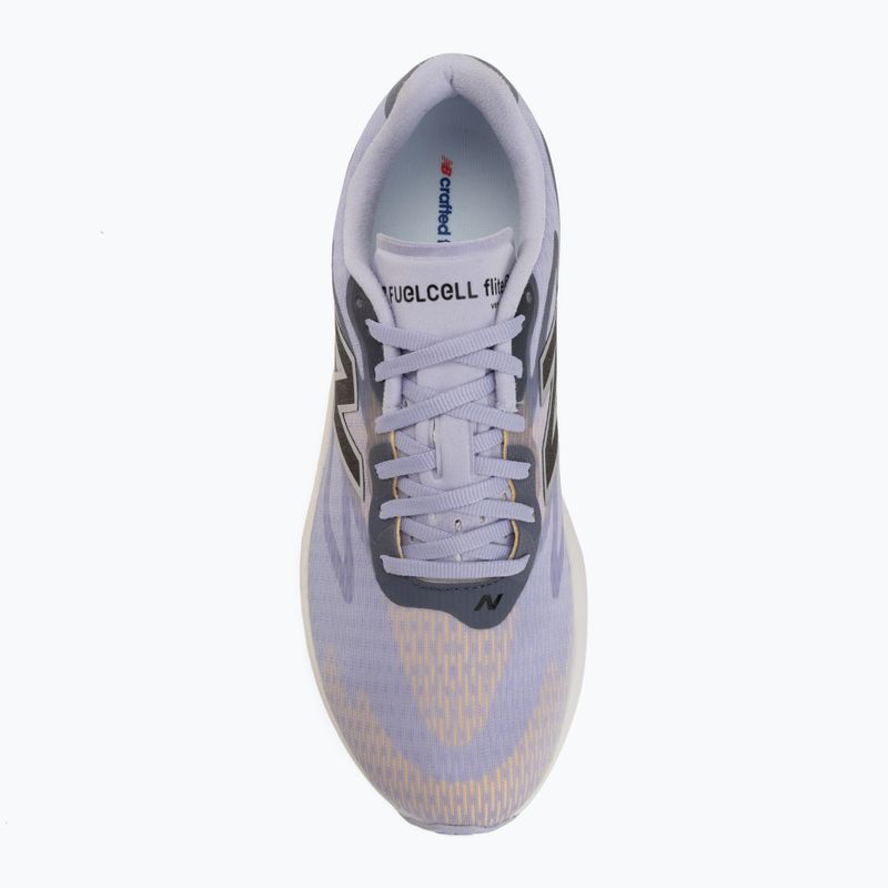 Pánske bežecké topánky New Balance FuelCell Flite-R V1 smoked violet/satsuma orange/meteorite 5