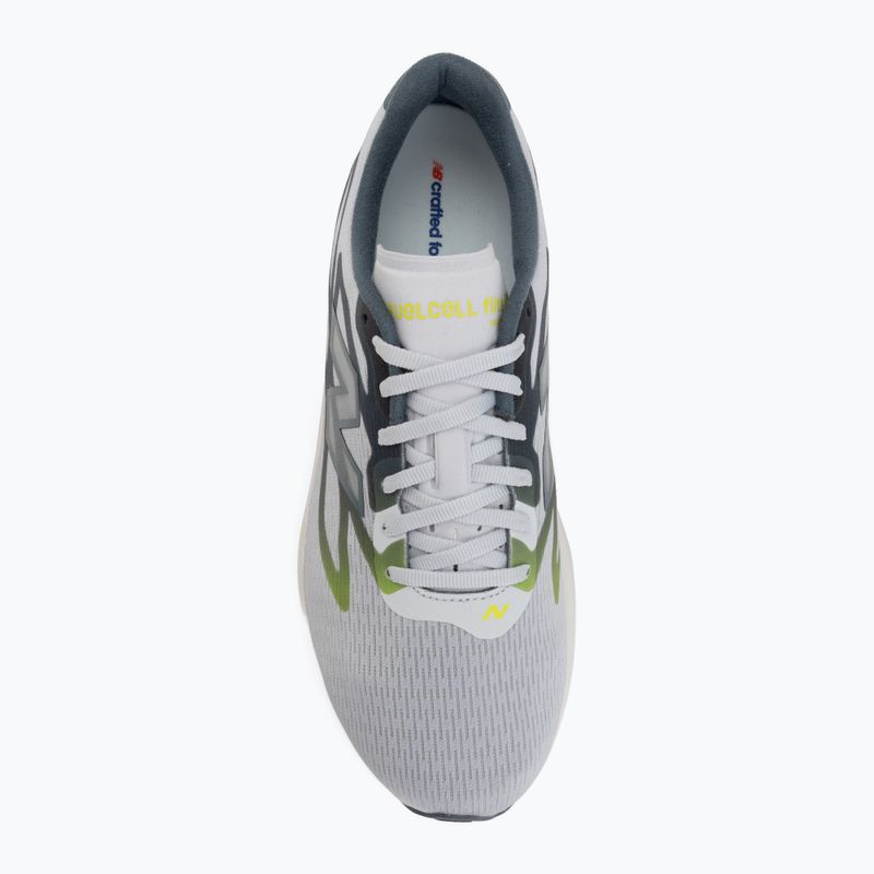 Pánske bežecké topánky New Balance FuelCell Flite-R V1 fresh air/shadow blue/alkaline green 5