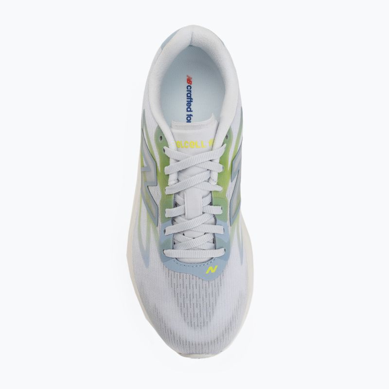 Dámske bežecké topánky New Balance Flite-R V1 fresh air/light arctic grey/alkaline green 5