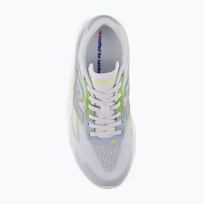 Dámske bežecké topánky New Balance Flite-R V1 fresh air/light arctic grey/alkaline green 5