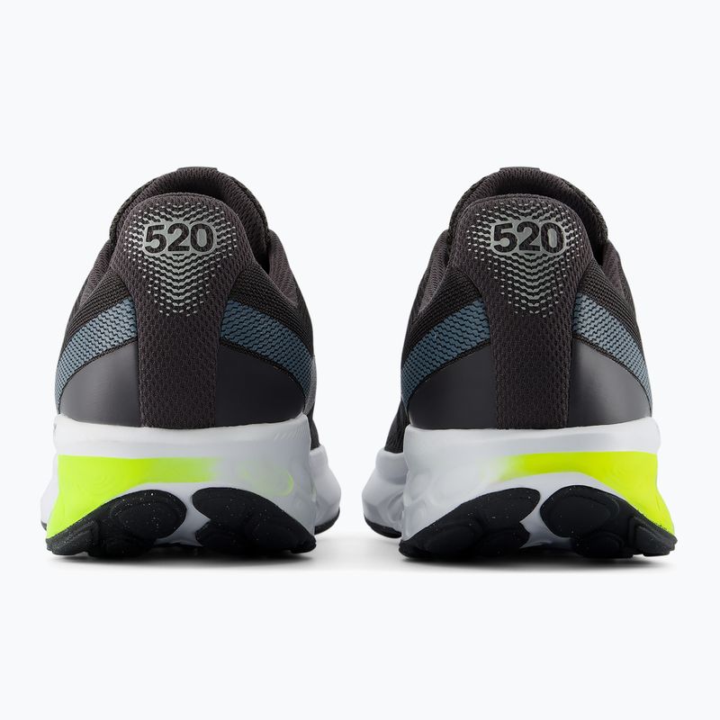 Pánske bežecké topánky New Balance Fresh Foam 520's V9 black/shadow blue/dark silver metallic 5