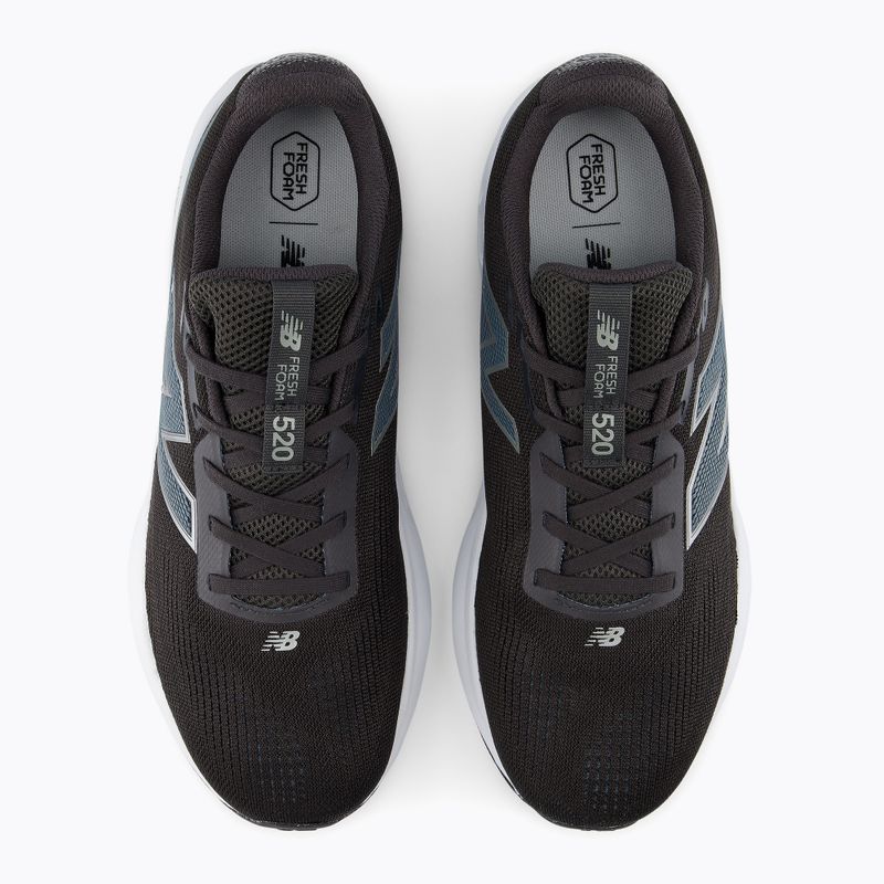 Pánske bežecké topánky New Balance Fresh Foam 520's V9 black/shadow blue/dark silver metallic 7