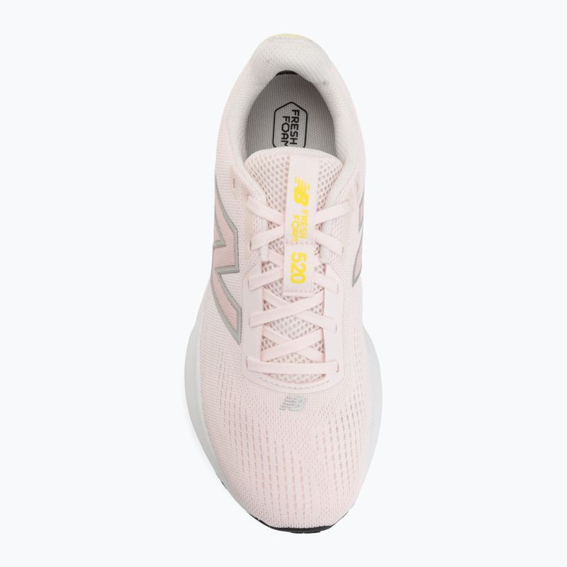 Dámske bežecké topánky New Balance Fresh Foam 520's V9 pink salt/pink granite/silver metallic 5