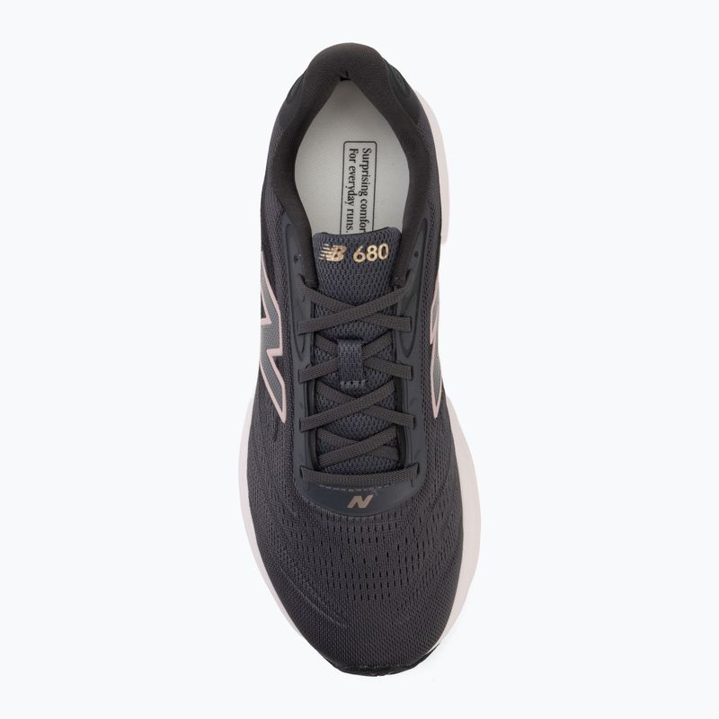 Dámske bežecké topánky New Balance Fresh Foam 680's V9 black cement/pink salt 5