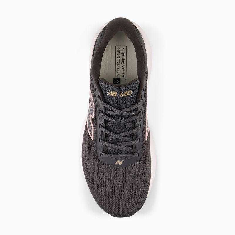 Dámske bežecké topánky New Balance Fresh Foam 680's V9 black cement/pink salt 5