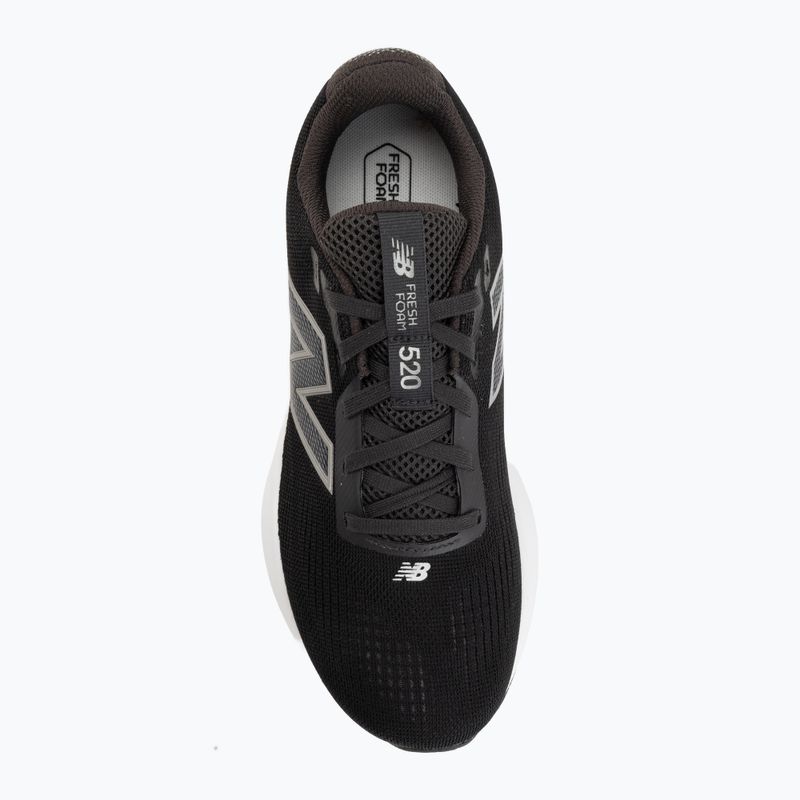 Dámske bežecké topánky New Balance Fresh Foam 520's V9 black cement/dark silver metallic/pink salt 5