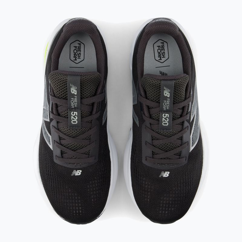 Dámske bežecké topánky New Balance Fresh Foam 520's V9 black cement/dark silver metallic/pink salt 5
