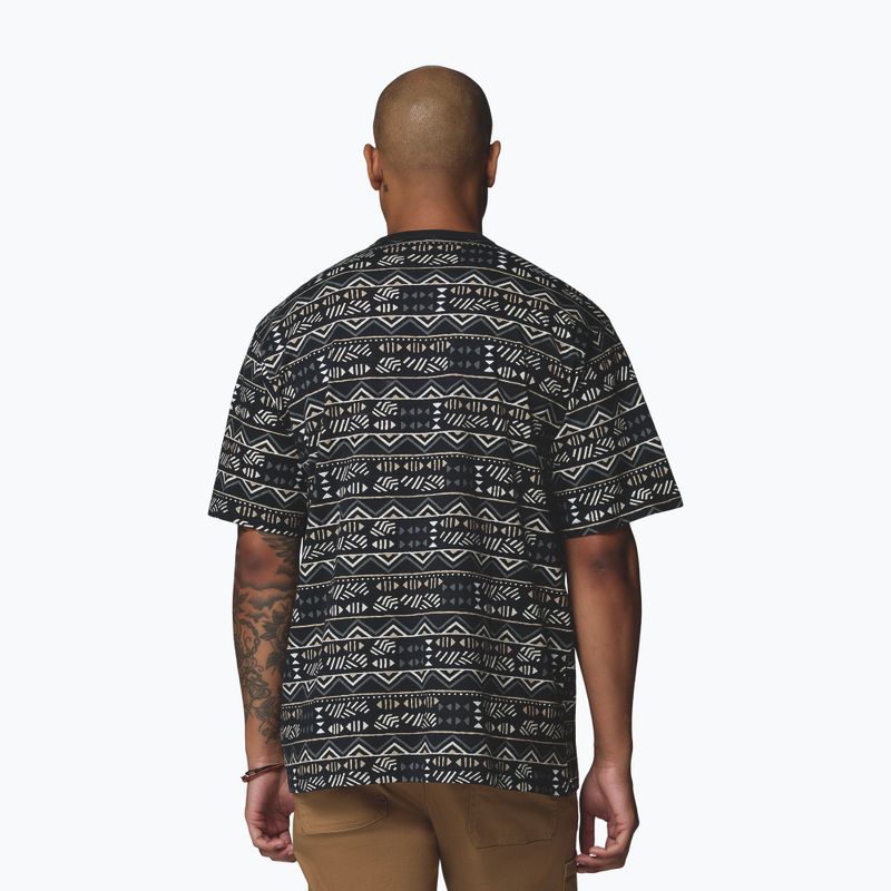 Pánske tričko Columbia CSC Heavyweight Printed Tee black/horizons 3