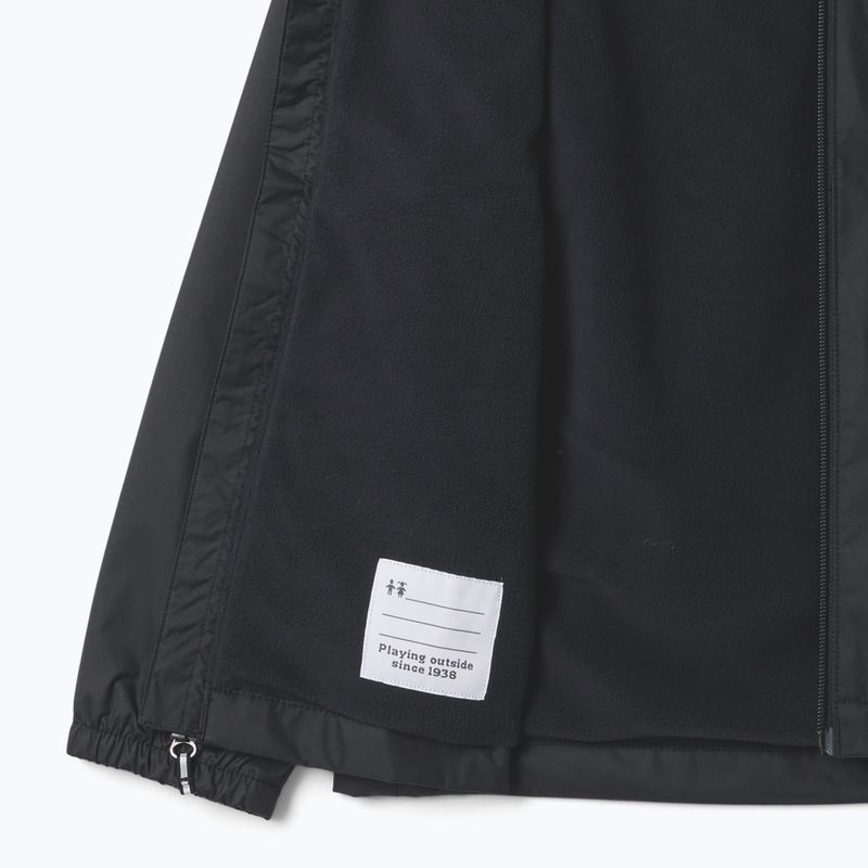 Detská nepremokavá bunda Columbia Rainy Trails III Fleece Lined black 3