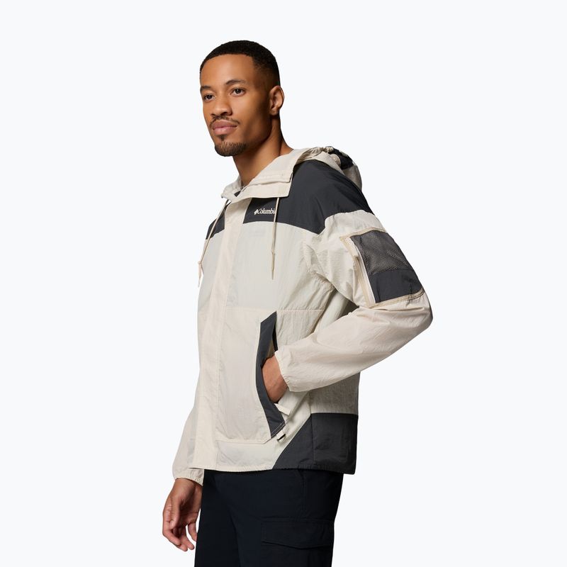 Pánska vetrovka Columbia Challenger II Windbreaker dark stone/shark 4